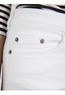 Women Jeans Pieces Delly Mw Skinny B300 Bright White